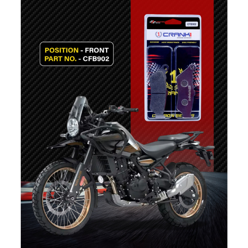 Crank1 Carbon Brake Pads for Himalayan 450