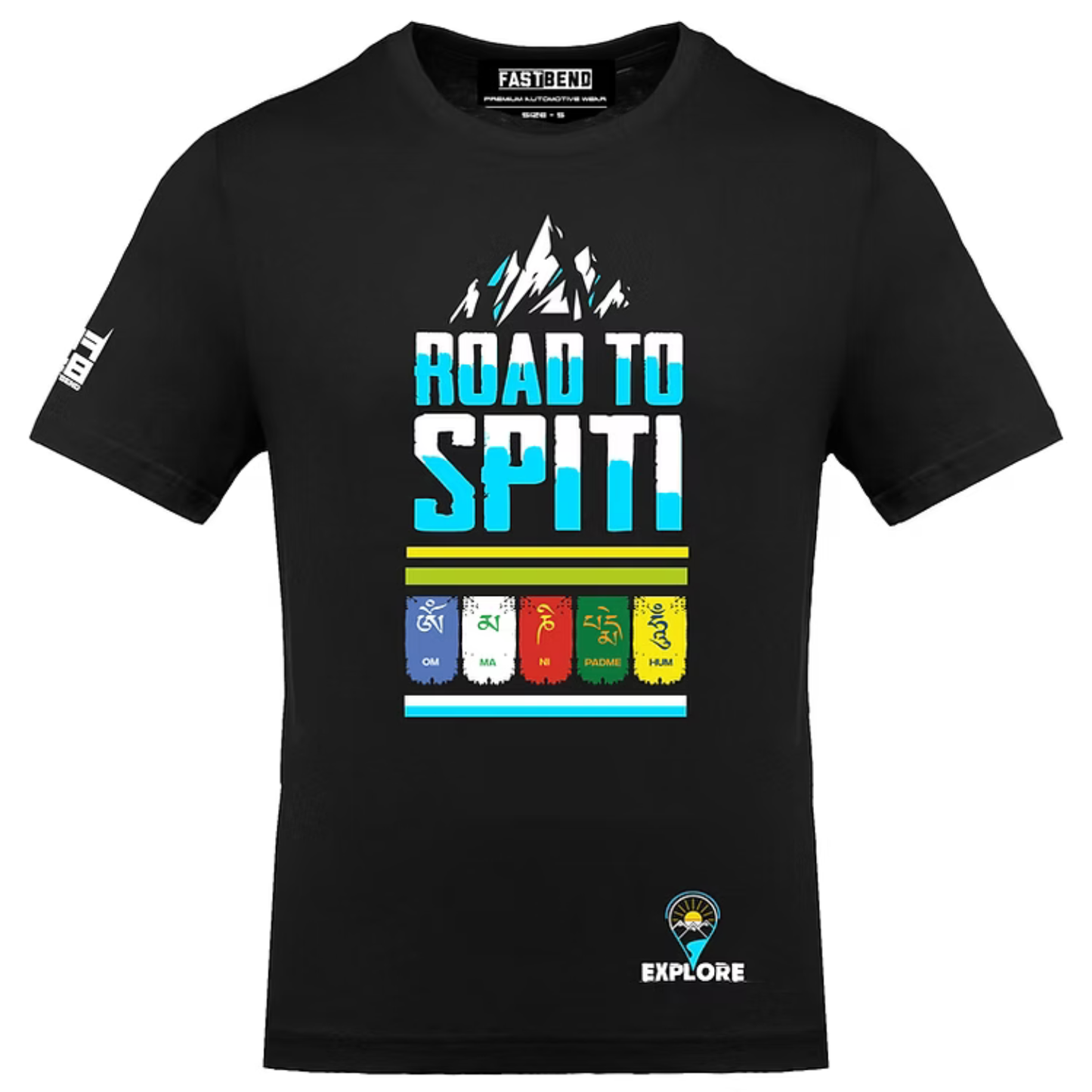 Fast Bend Spiti Explore Tshirt - TF 411 - Black