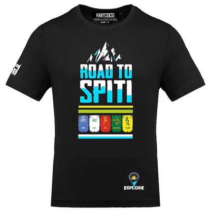 Fast Bend Spiti Explore Tshirt - TF 411 - Black