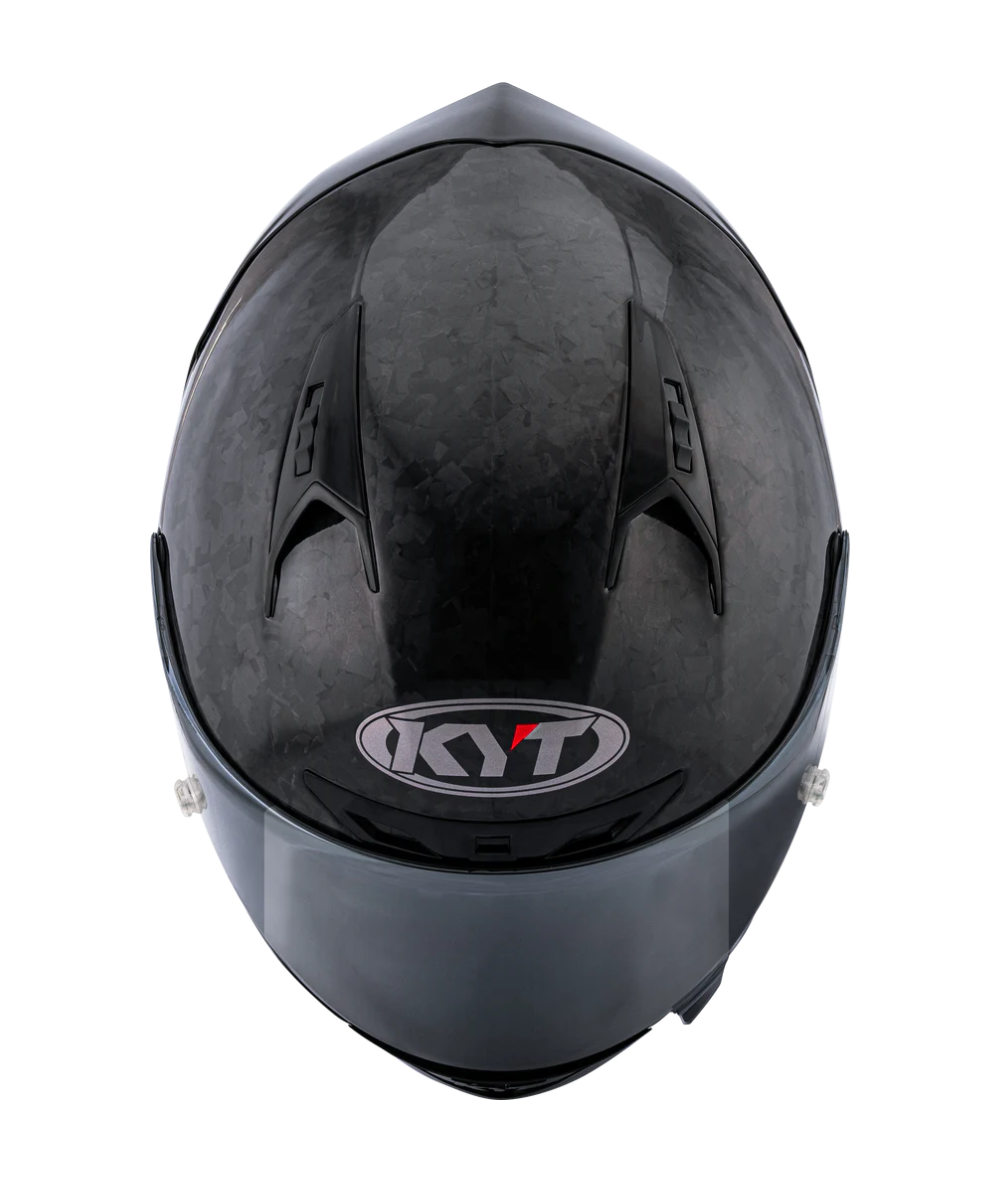 KYT NZ Race Forged Carbon Helmet  - Gloss Black