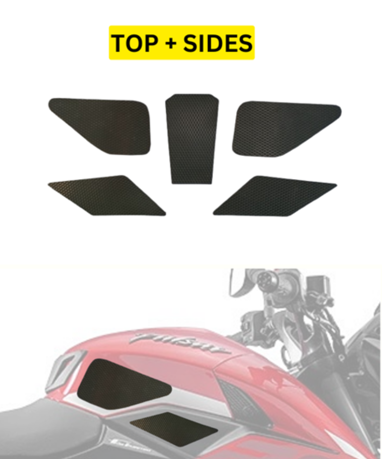 Mototrendz Traction Pads for Baja NS 160 / NS 200 Gen 1 & Gen 2