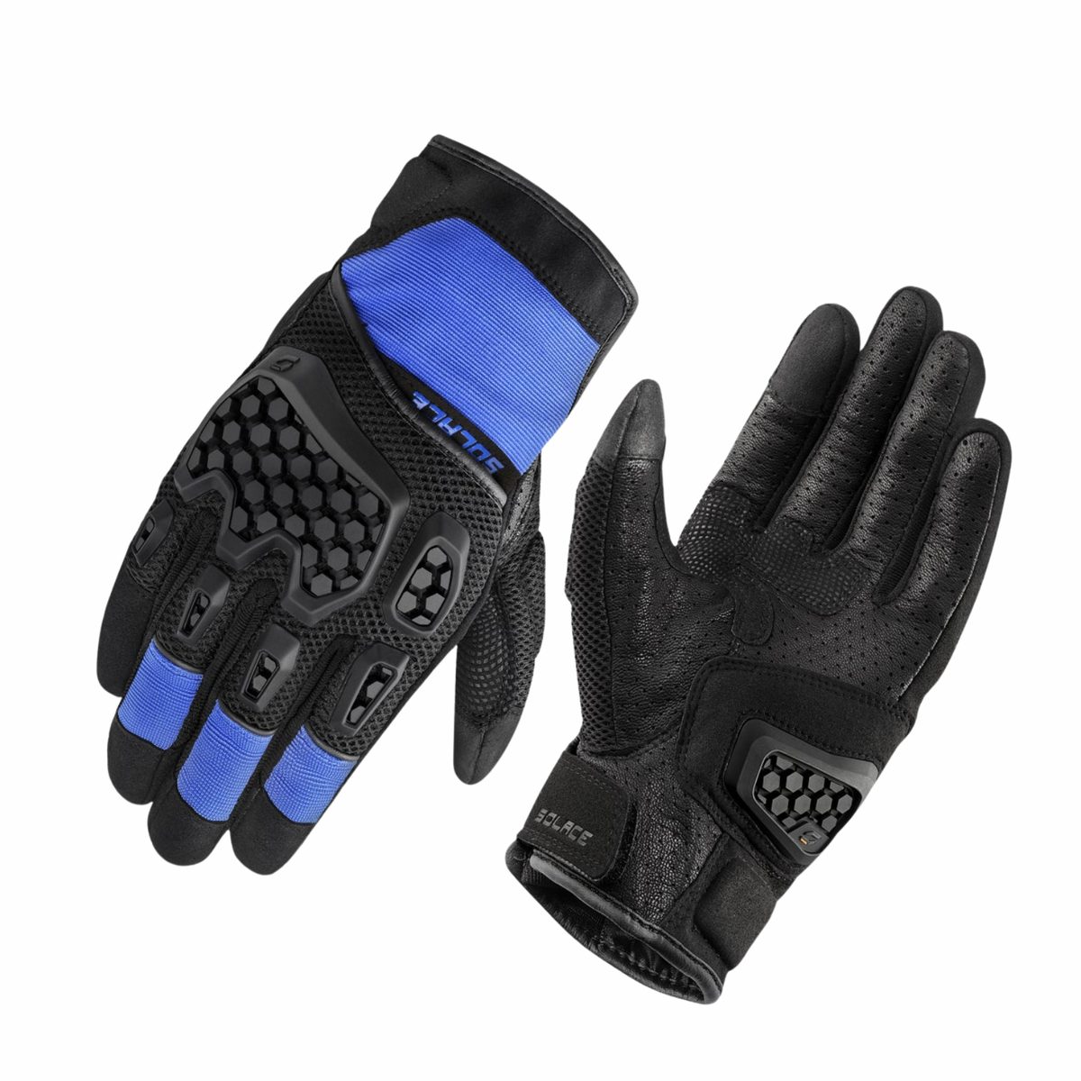 Solace AirX DualSport CE Riding Gloves - Indigo Blue