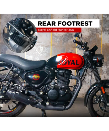 Zana Rear Footrest Mild Steel Pair For Hunter 350 - ZI-8302