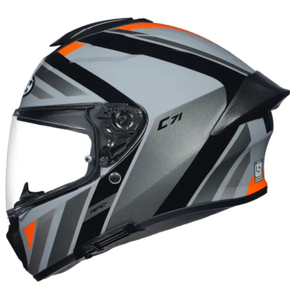 HJC C71 (C7X) Faber MC7 Helmet - Grey & Orange
