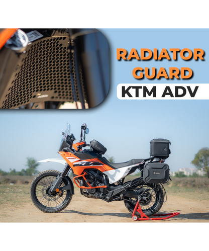 Zana Radiator Gurad Honeycomb Black for KTM ADV 390 2025 - ZI-8566