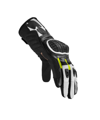 Spidi G Warrior Riding Gloves - Black Fluo Yellow