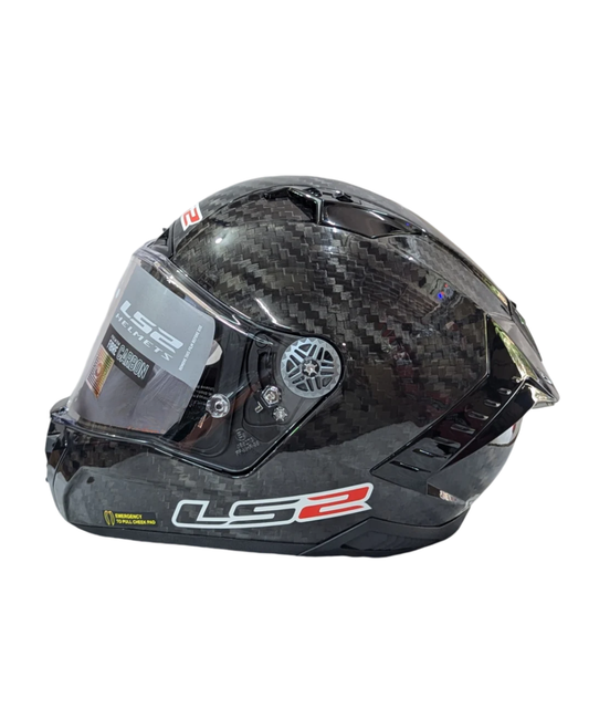 LS2 FF805 Thunder Carbon GP Pro FIM Cirtified Helmet - Gloss Black