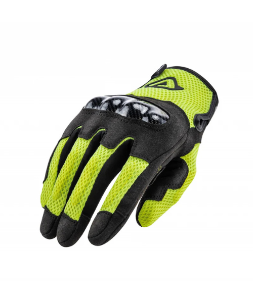 Acerbis Ramsey My Vented Riding Gloves - Black Yellow