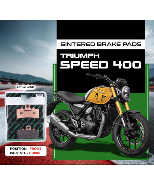 Crank1 Triumph Speed 400 Sintered Brake Pads