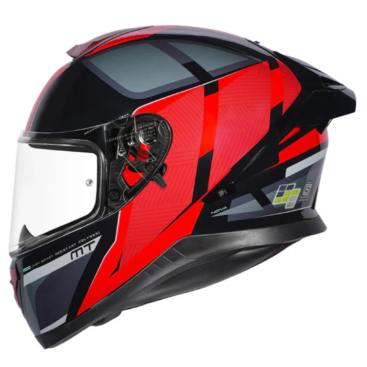 MT Thunder 3 SV Pro Nova B5 Helmet- Gloss Black Red