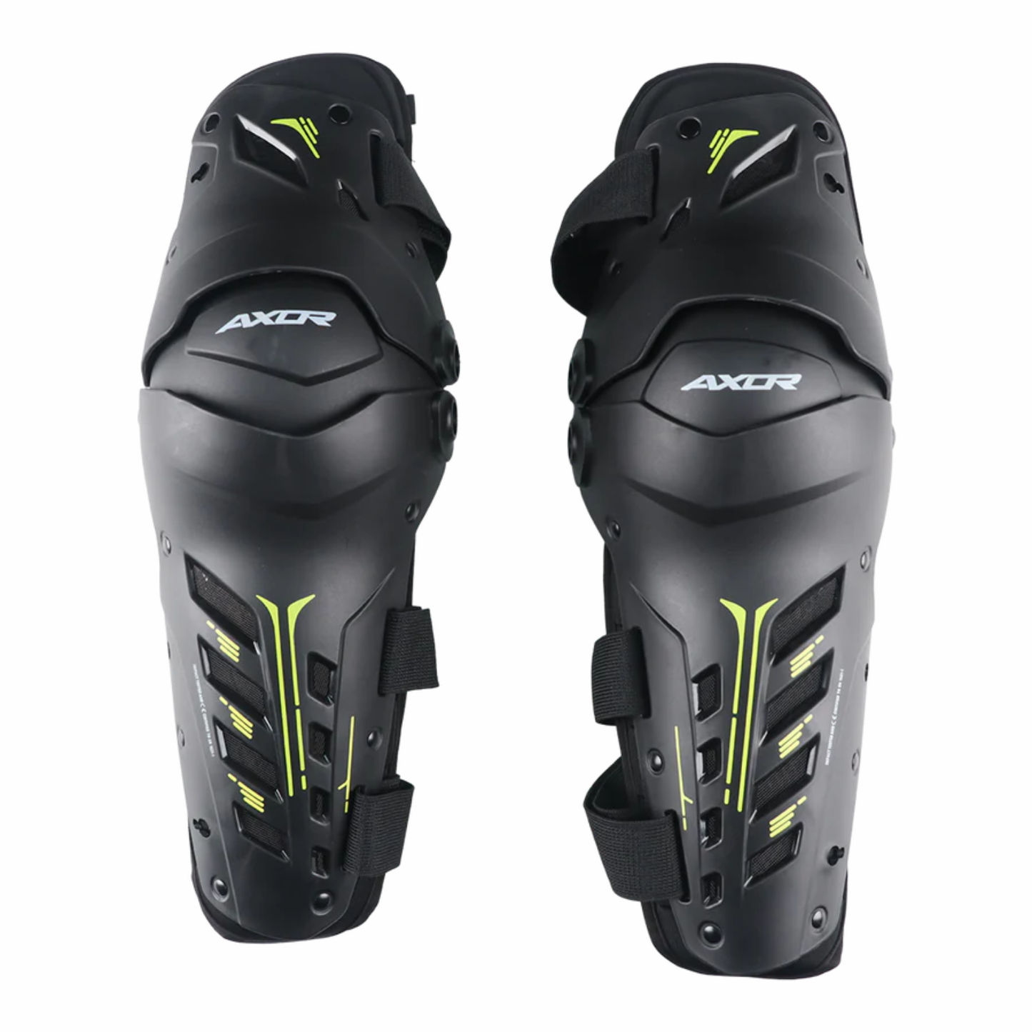 Axor Impact-X Knee Guard - Black Neon Yellow