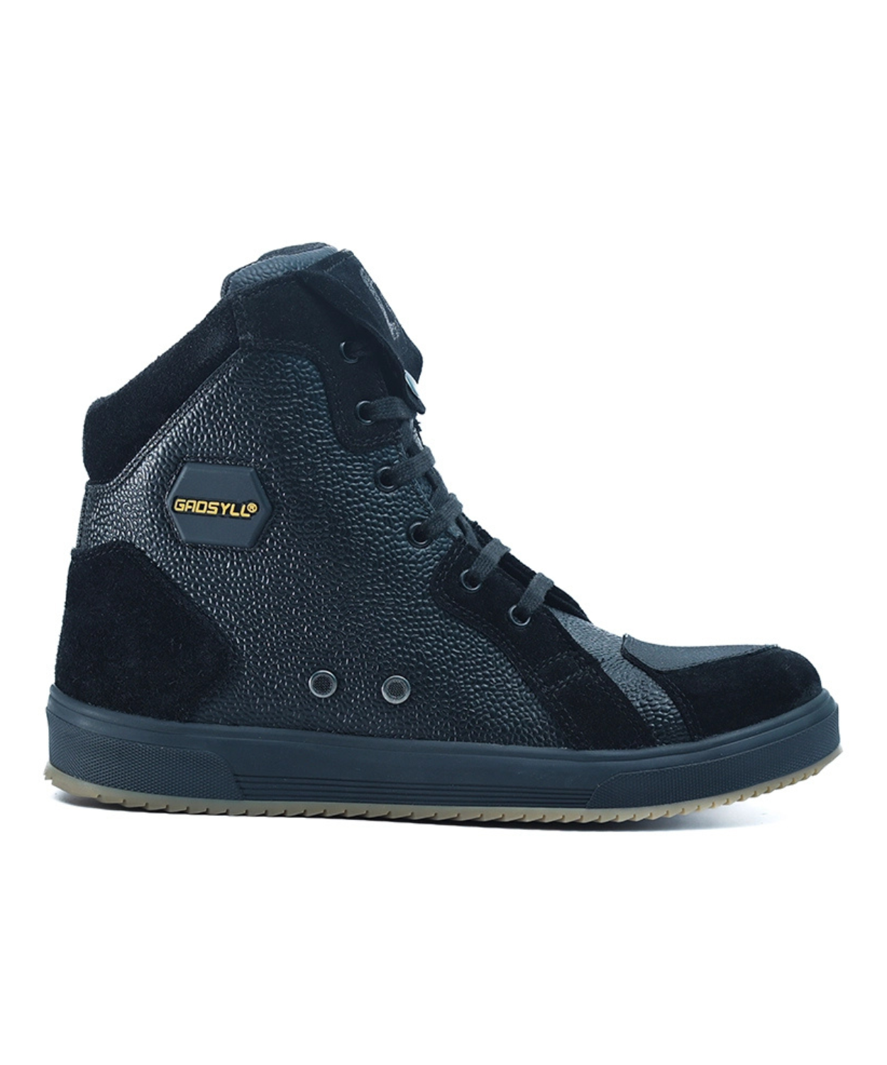 Gadsyll Atom 7IN Water Resistant Motorcycle Riding Boots - Black