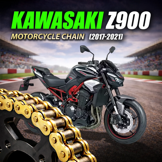 Crank1 Kawasaki Z900 (2017-2021) 525 Pitch ZVM-X 114L Chain - Gold