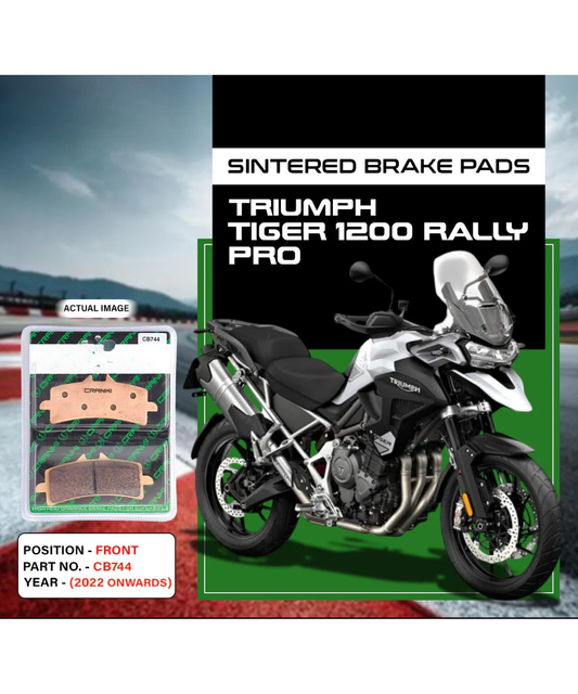 Crank1 Triumph Tiger 1200 Rally Pro (2022 Onwards) Sintered Brake Pads