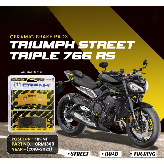 Crank1 Triumph Street Triple 765 RS (2018-2023) Ceramic Brake Pads