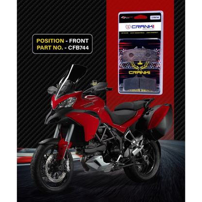 Crank1 Carbon Brake Pads for Ducati Multistrada 1200S (2015-2017)