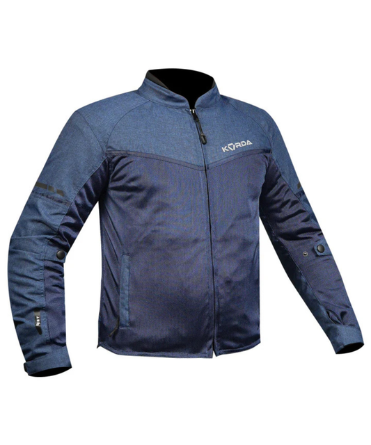 Korda Level 2 Street Riding Jacket with Safe Tech Armours - Blue