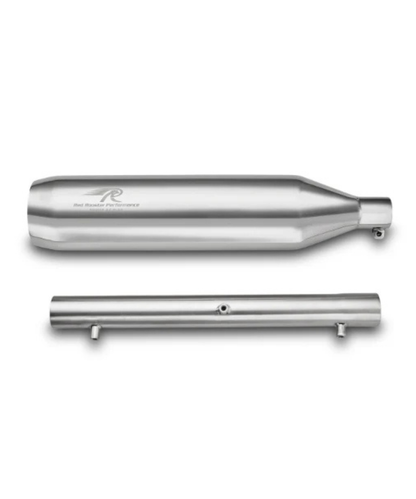 Red Rooster Performance Polestar Pro Exhaust for Royal Enfield Classic Reborn 350 / Meteor 350 / Goan Classic 350 / Bullet 350(2025) - Silver Polish