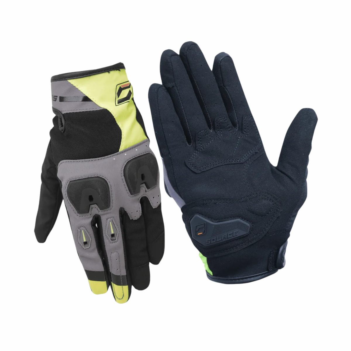 Solace Aura Lite Gloves - Grey Neon - Solace