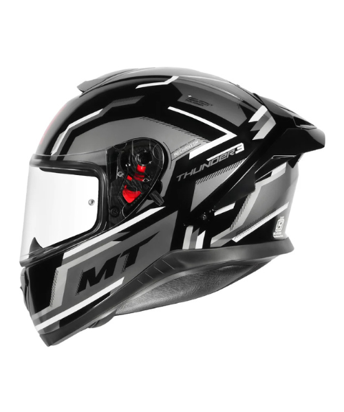 MT Thunder 3 SV Pro Blaze Helmet - Gloss Black Grey