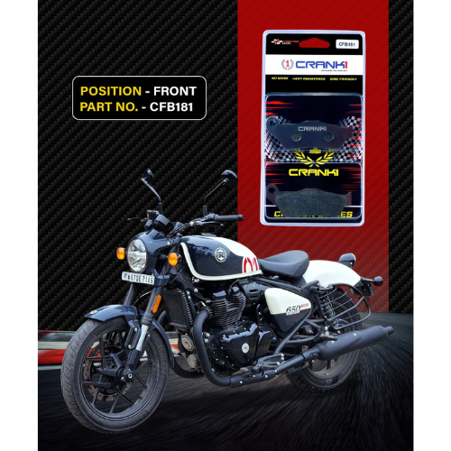 Crank1 Carbon Brake Pads for Scram 440