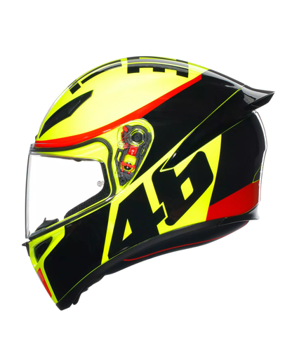 AGV K1S Grazie Vale 018 Helmet - Gloss Yellow Black