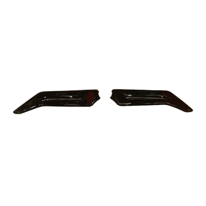 MT Hummer Helmet Small Spoilers - Pair - Gloss Black