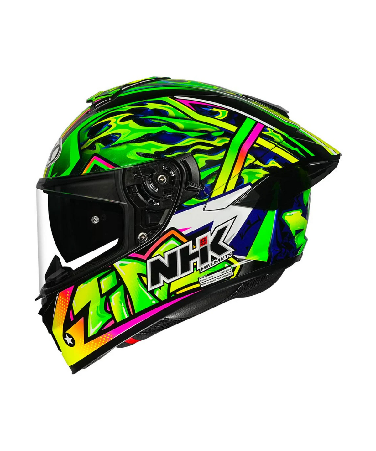 NHK K5R Timothee Helmet - Black Green - NHK