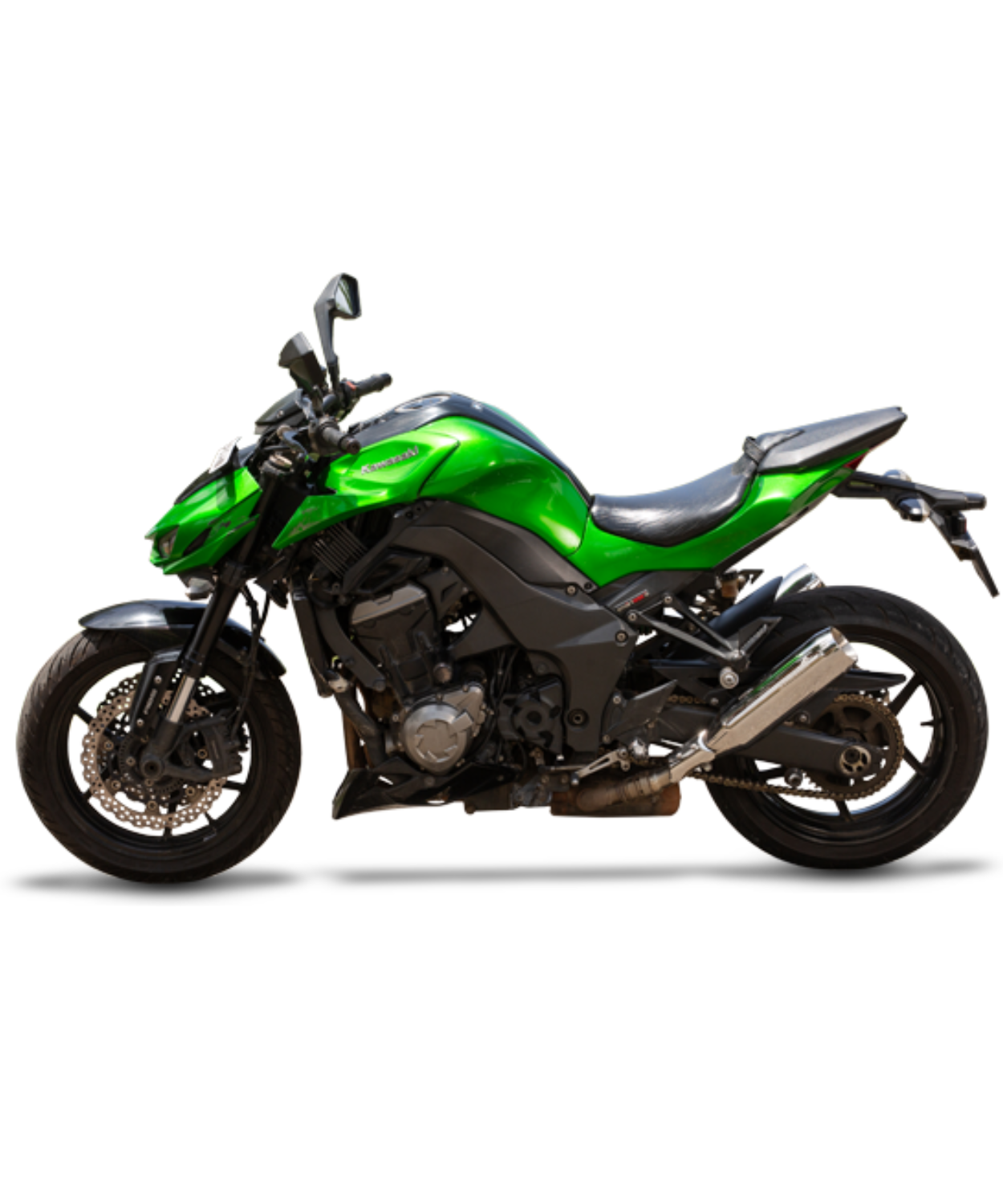 Silver Stallion Kawasaki (Slip-Ons) Z1000 Performace Exhaust System - Silver