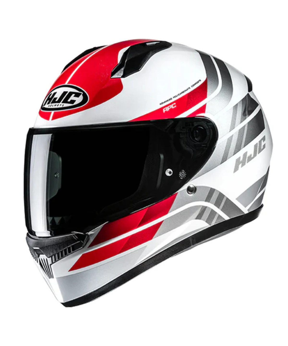HJC C10 Hiper MC1 Helmet - White Red - HJC