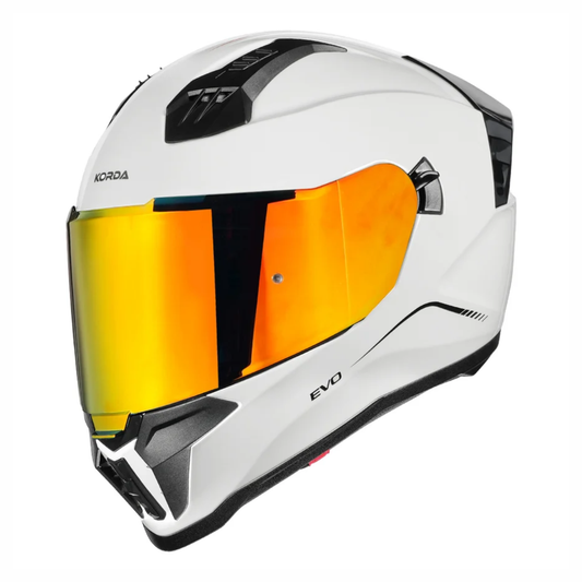 Korda EVO Solid Helmet - Gloss White