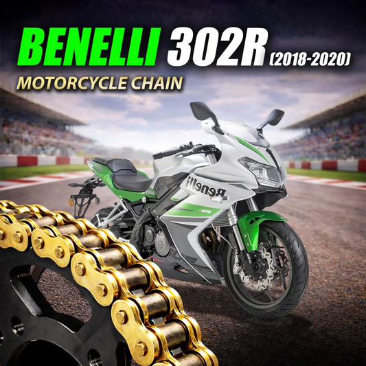 Crank1 Benelli 302R (2018-2020) 525 Pitch ZVM-X 108L Chain - Gold