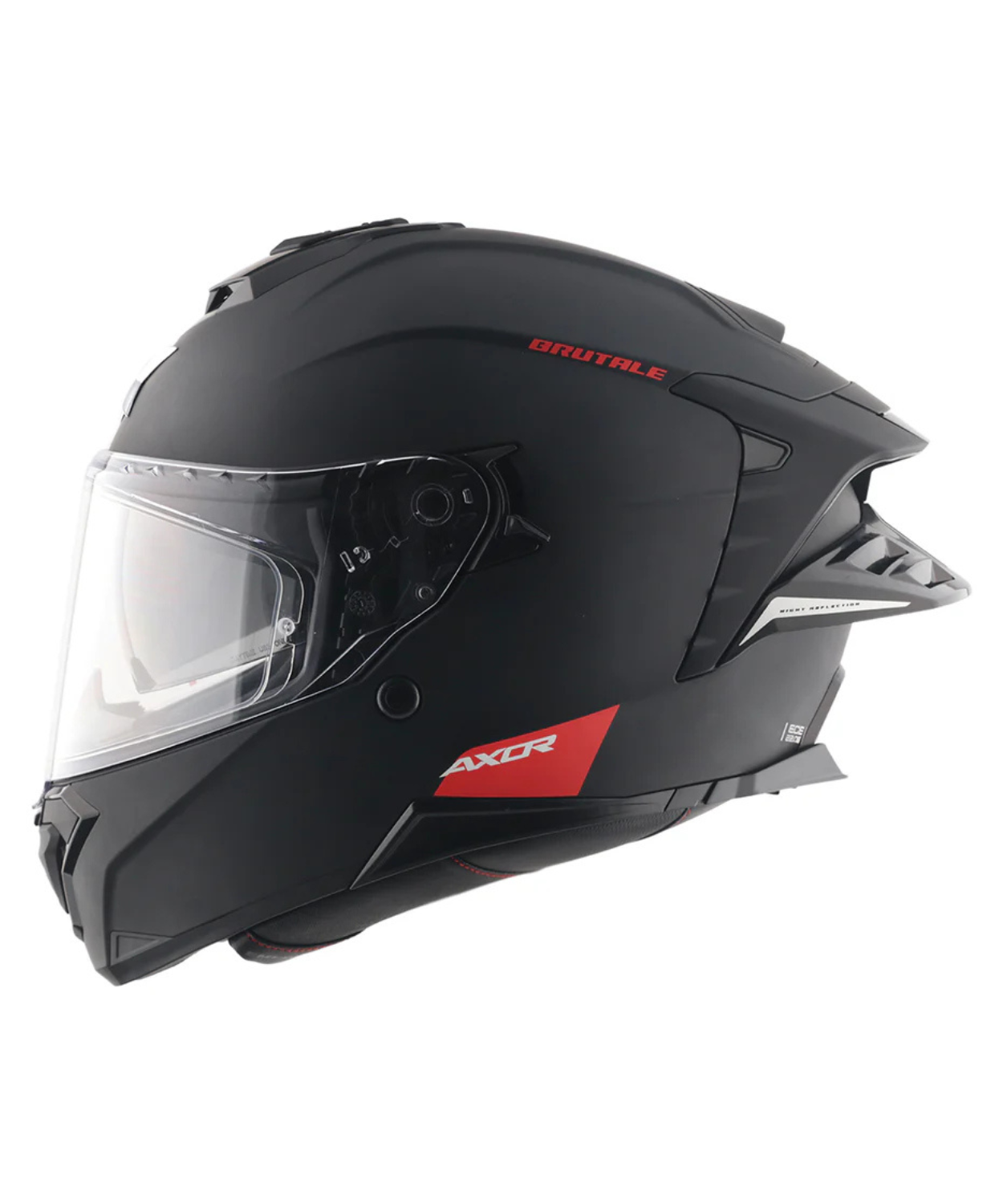 Axor Brutale Solid Colors Dual Spoiler Helmet - Matt Black