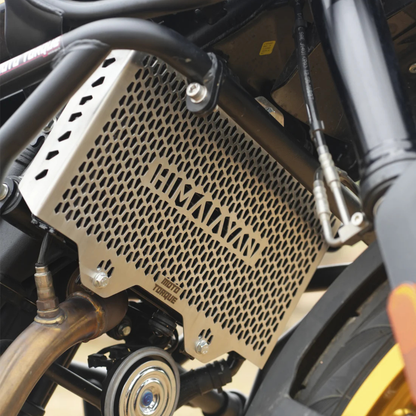 Moto Torque Royal Enfield Himalayan 450 Radiator Guard (SS) - Silver