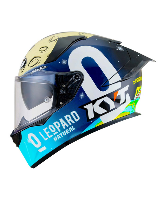 KYT R2R Pro Foggia Mugello 2022 Replica Helmet - Gloss Blue