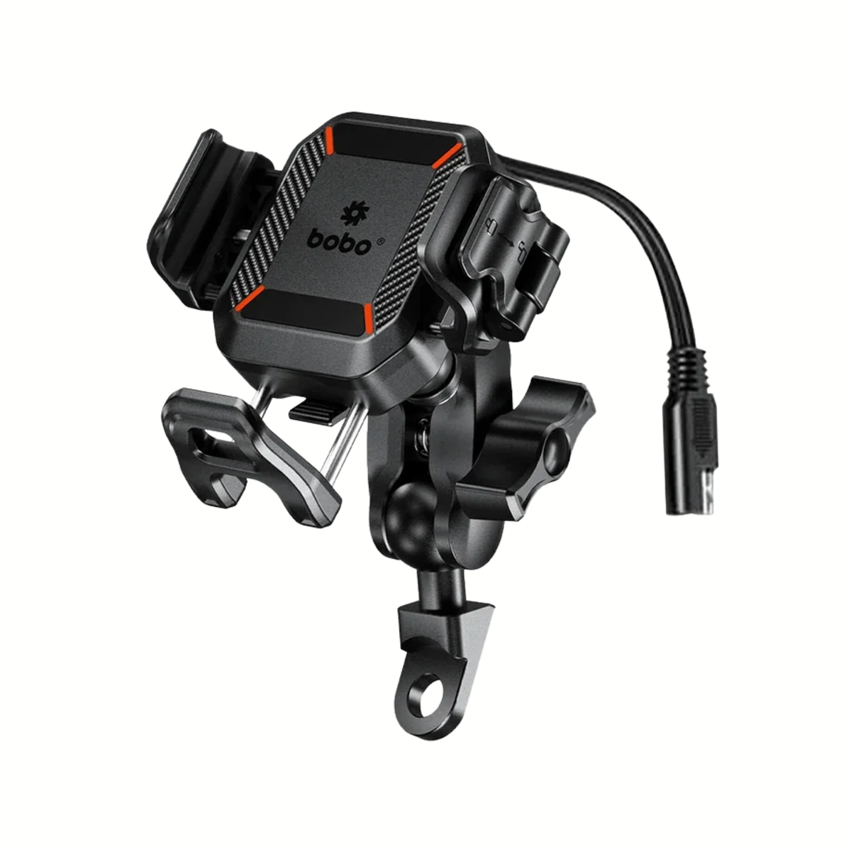BOBO BM23M Pro Mirror Mount Anti-Vibration and Anti-Theft with 15W Wireless / 36W USB-C Charger - BOBO