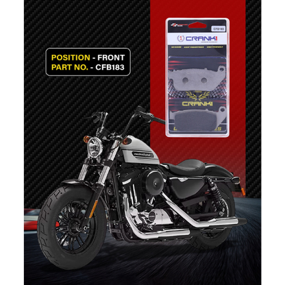 Crank1 Carbon Brake Pads for Harley Davidson Sportster Forty Eight (2011 - 2013)