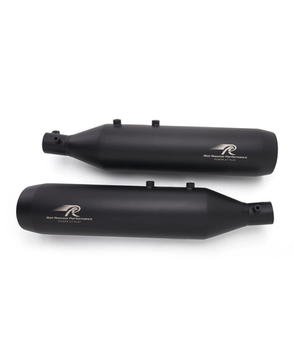 Red Rooster Performance Astral 2.0 Exhaust for Royal Enfield Super Meteor 650 - Matt Black
