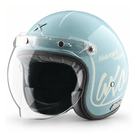 Axor Retro Jet Bygone Helmets - Gloss Ice Ash Blue - AXOR