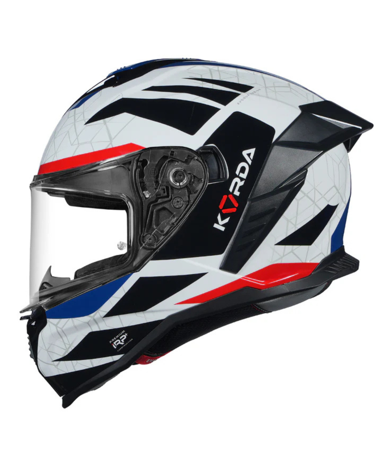 Korda Shockwave Evoque Helmet - Gloss White Red Blue