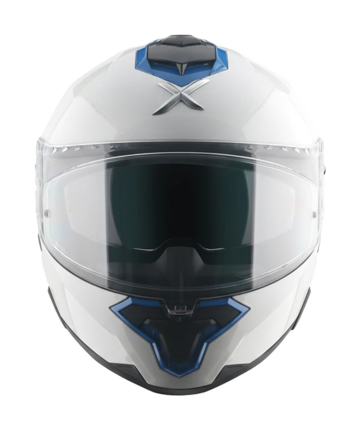 Axor Brutale Corsa Dual Spoiler Helmet - Gloss White Blue