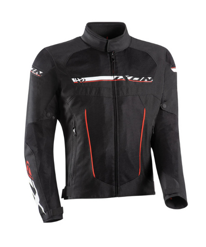 Ixon T-Rex Riding Jacket - Black White Red