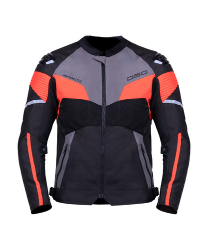 DSG Apex V2 Riding Jacket - Black Grey Red