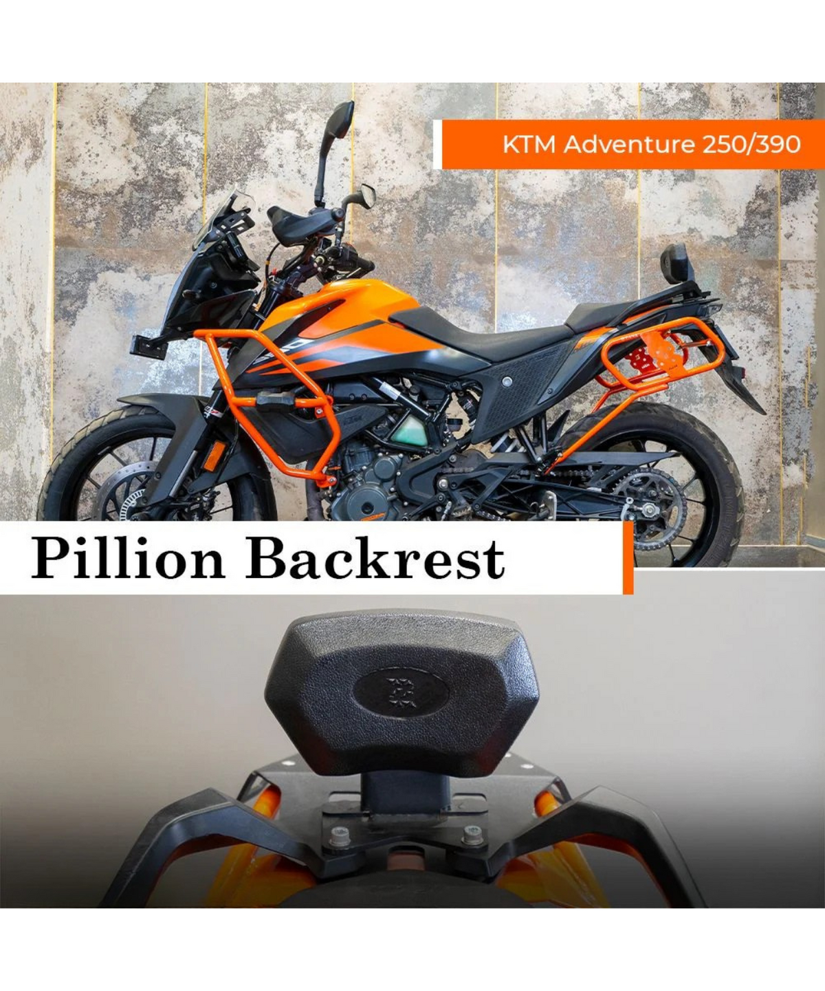 Zana KTM ADV 250/390 (2025) Pillion Backrest - ZI-8319 - Zana