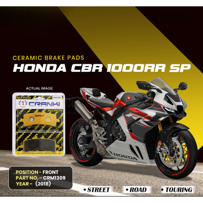 Crank1 Ceramic Brake Pads for Honda CBR 1000