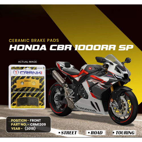 Crank1 Ceramic Brake Pads for Honda CBR 1000
