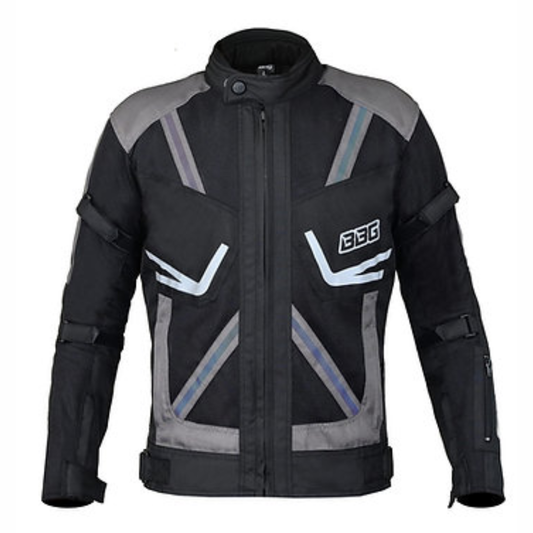 BBG Indy Riding Jacket with Thermal Liner - Grey