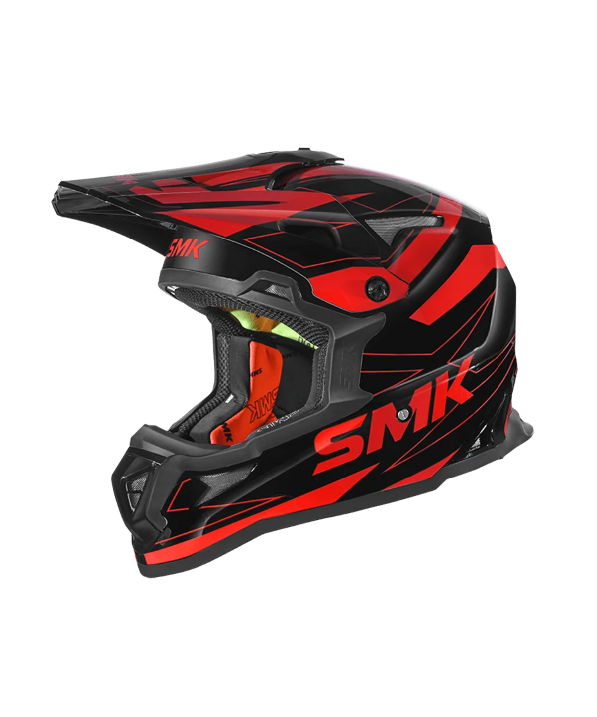 SMK Allterra Slope GRPS GL230 Full Face Helmet - Gloss Black Red - SMK