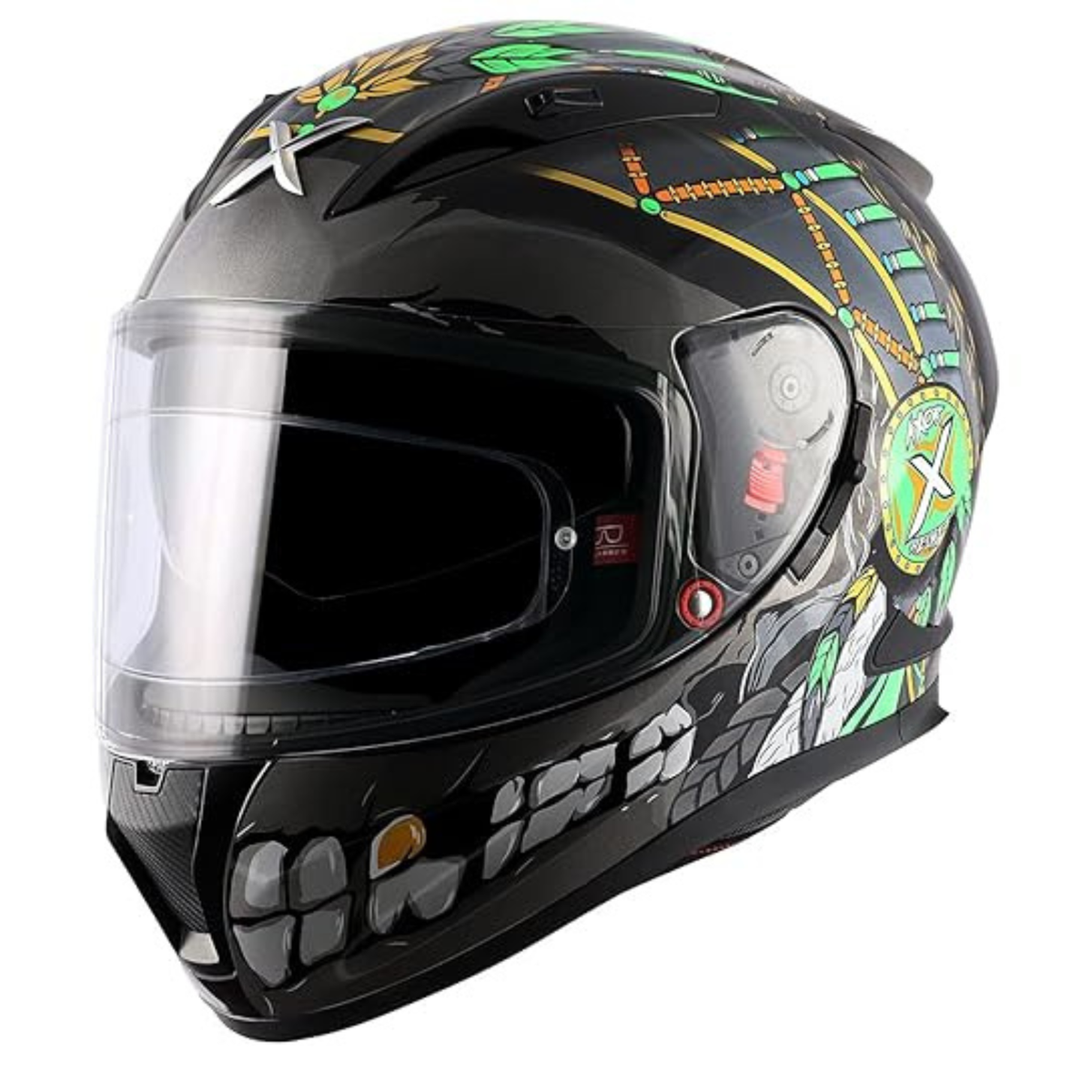 AXOR Street Freedom Helmet Black Green - AXOR