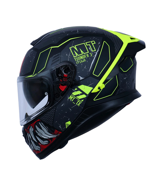 MT Thunder 3 SV Pro TX C2 Helmet - Matt Black Grey